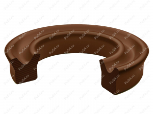Манжета 175x160x9/L=10 фторкаучук аналог UN 160x175x9, SKY-160F SAKAGAMI, Código de product 70-00-26015F, Poliuretano, FPM (фторкаучук), Imagen №1